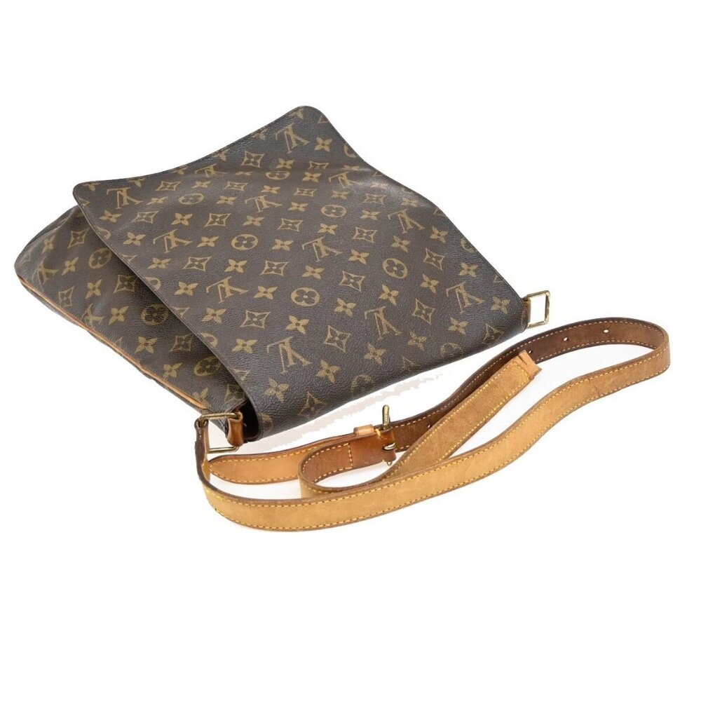 LOUIS VUITTON Musette Shoulder Bag Monogram Leather Brown France M51256 66FB896 - Picture 5 of 16